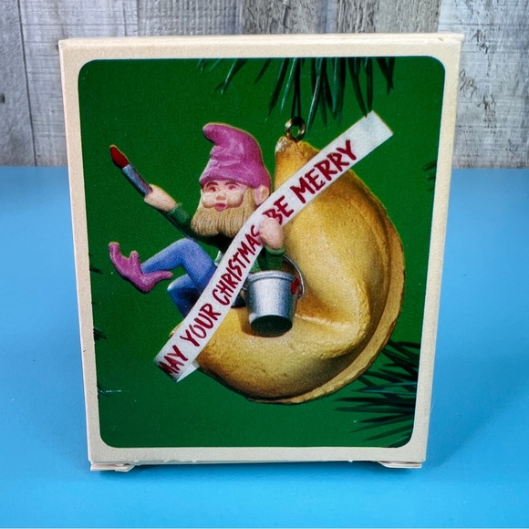 Hallmark Keepsake Ornament Fortune Cookie Elf 1984 - Picture 1 of 2